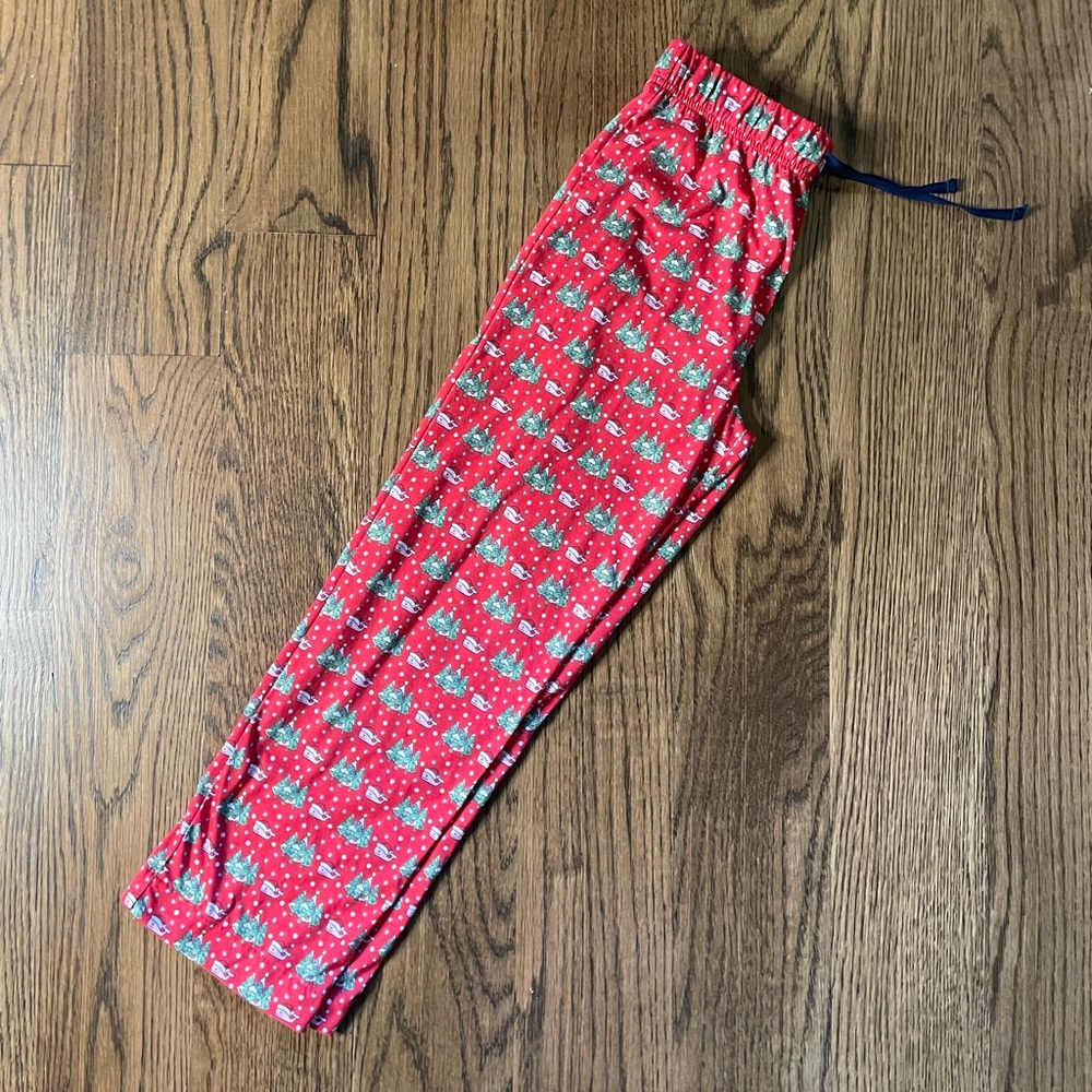 Vineyard Vines Kids’ Whale Holiday Pajama Pants - Size Medium